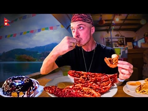Pokhara Lakeside Street Food Tour 🇳🇵