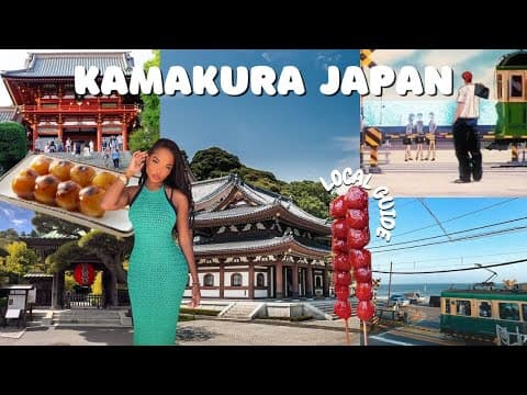 The perfect seaside escape Exploring Kamakura Beaches, Food, Temples. Japan vlog