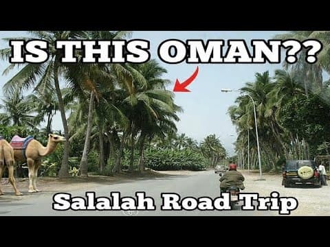 Salalah Oman City Tour | Beautiful Roads & Nature | Oman Travel Vlog 2025#muscat #foryou
