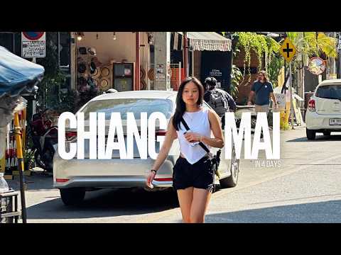 CHIANG MAI in 4 days — a slow & peaceful getaway♥︎ (bamboo rafting, cooking class, markets & more)