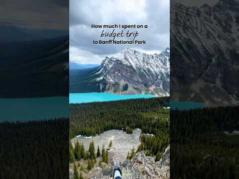 Full cost of four days in Banff National Park! #banff #travel #budget