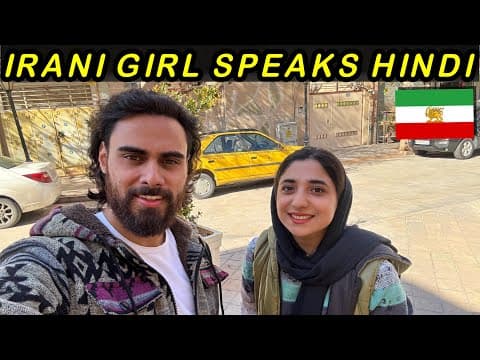 THIS IRANI GIRL SPEAKS HINDI - SHIRAZ IRAN VLOG