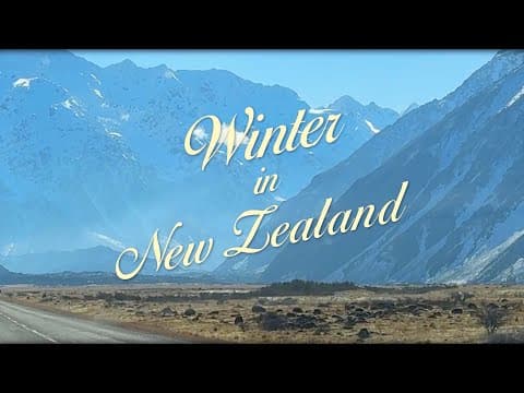 Travel Vlog — New Zealand | Christchurch - Lake Tekapo - Mt Cook - Wanaka - Queenstown 🐑🏔️