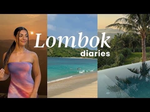 lombok vlog | tampah hills stay, beach hopping and island adventures🌴