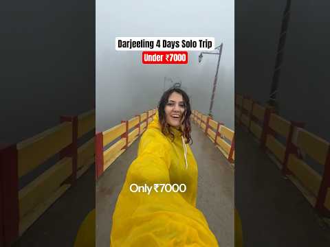 Darjeeling Trip Under 7000 | Darjeeling Budget Trip #Darjeeling #travel #shorts