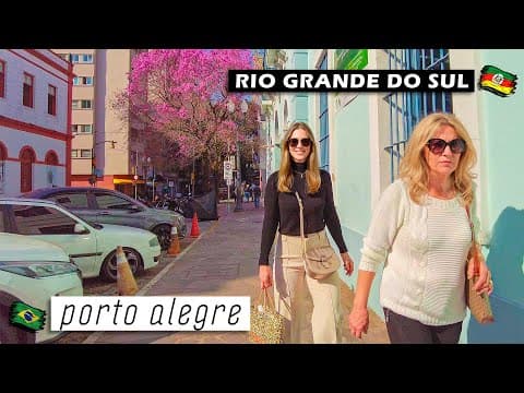 🇧🇷 Walking in the Historic Center of Porto Alegre — Rio Grande do Sul, Brazil 【 4K UHD 】