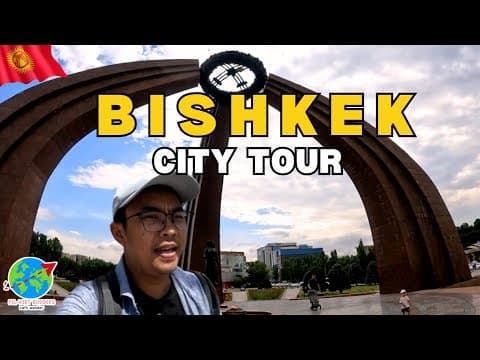 🇰🇬 BISHKEK Walking Tour Vlog | Osh Bazaar + Monument of Victory #travel #kyrgyzstan