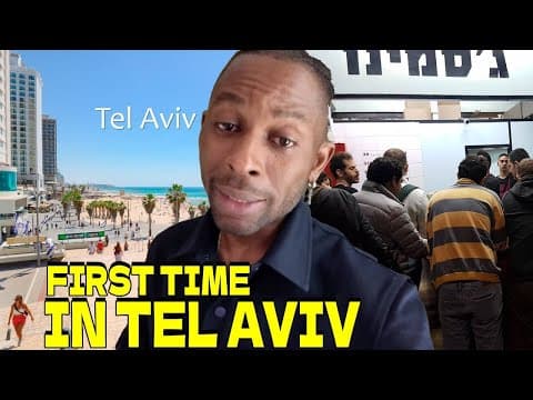 I Finally Arrived in TEL AVIV 🇮🇱 | My First Impressions of Israel & the Food Impressed Me!