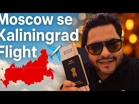 "Moscow to Kaliningrad: Russia ka Most Unique City! 🇷🇺✈️"