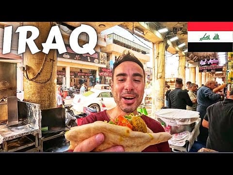 Foreigner Tries IRAQI FOOD For The First Time 🇮🇶