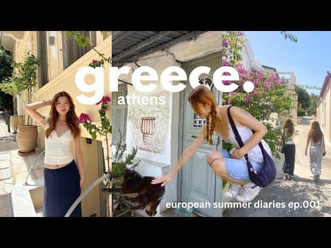 athens, greece 🏛️🇬🇷🤍 | euro summer travel vlog