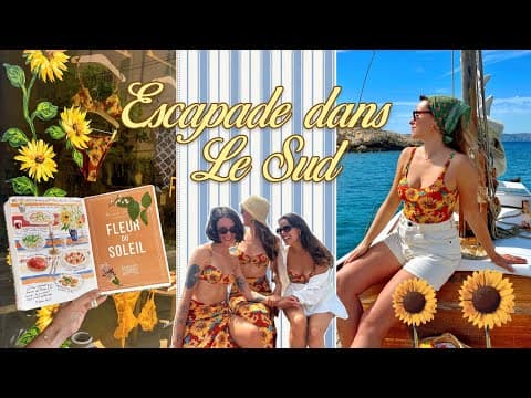 Marseille & Aix en Provence : bateau, aquarelle et rires🌻 🌊💗