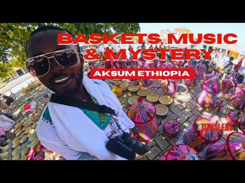 📍 Welcome to Aksum, Ethiopia 🇪🇹 – Land of Legends, Baskets, and Church Mysteries!#travel #ethiopia