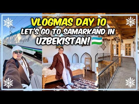 Let’s go to the Ancient City of Samarkand! 🇺🇿(Silk Road Adventure)| JM Banquicio