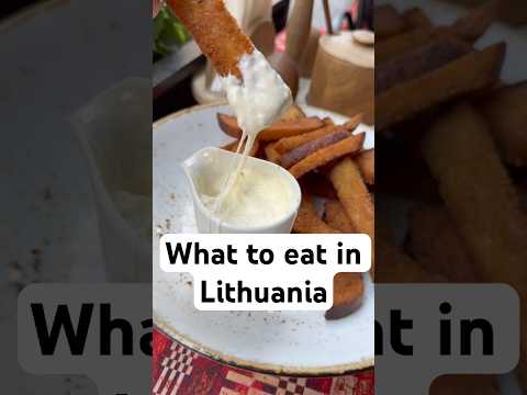 What to eat in Lithuania #lithuania #vilnius #food #foodie #travel #whattoeat #solo #backpacking