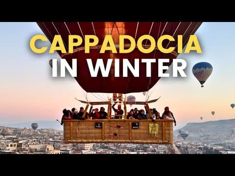 Cappadocia in Winter! What to Expect, Things to Do, Balloons & Cozy Cave Hotels | Turkey Travel