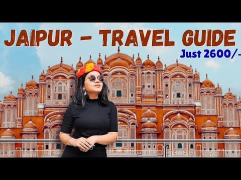 Jaipur Itinerary for 2D/1N | Jaipur Tourist Places | Just Rs. 2600/-