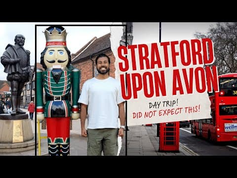 I Visited Shakespeare’s Birthplace… It Was Unexpected 😮 | Stratford Upon Avon Travel Vlog | 2025