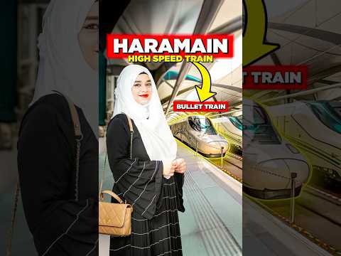 Saudi Bullet Train 🚅 Makkah to Madinah in Harmain High Speed Train ✨🕋 🕌