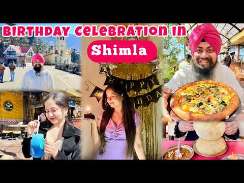 Shimla Street Food | Shimla Himachal Pradesh Tour | Shimla Sightseeing | Birthday Vlog | Shimla Food