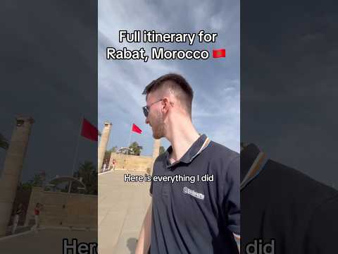 Full travel itinerary for Rabat, Morocco 🇲🇦 #morocco #rabat #travel