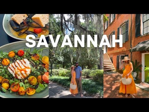 SAVANNAH VLOG | Things to do, where to eat, explore, and stay! The perfect day trip to Savannah, GA