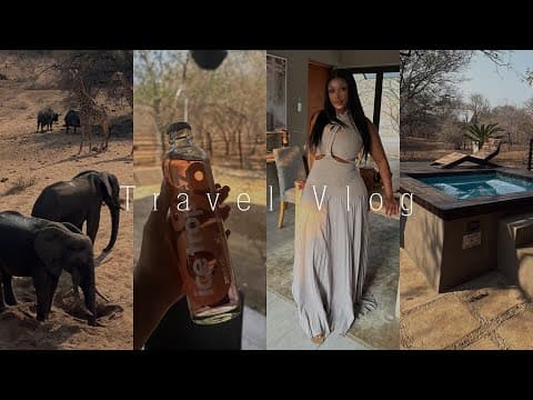 TRAVEL VLOG: Marloth park, Kruger National Park , weekend in Mpumalanga #travelvlog #bushgetaway
