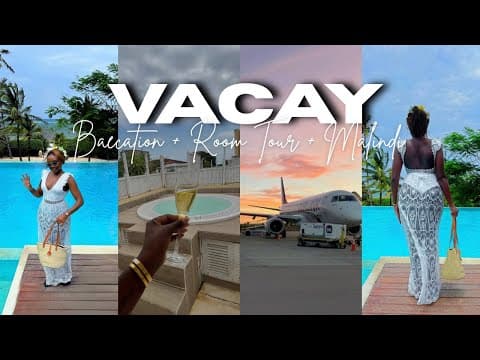 VACAY | malindi Getaway ✈️ + Room Tour + Stunning Views 🌴🌊(Almost Missed Flight!)”