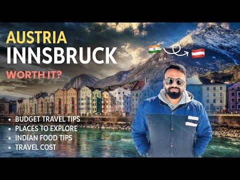 How I Explored Innsbruck, Austria Under Budget | Golden Roof, Colorful Houses & Top Views