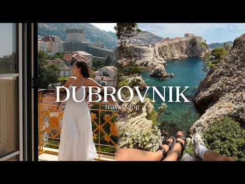 Dubrovnik, Croatia travel vlog 🇭🇷 | Old town, city walls & local foods