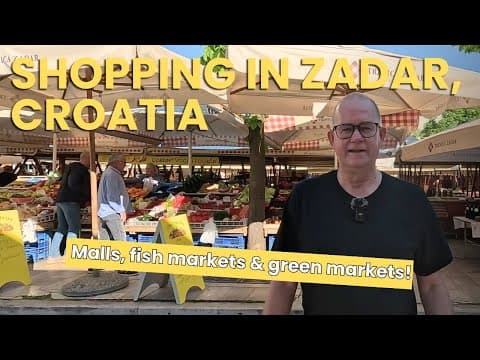 Shopping in Zadar, Croatia - Best places to shop in the city!