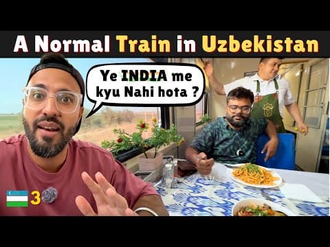 How Good are Uzbekistan Trains ? Tashkent to Samarkand with @WanderDa
