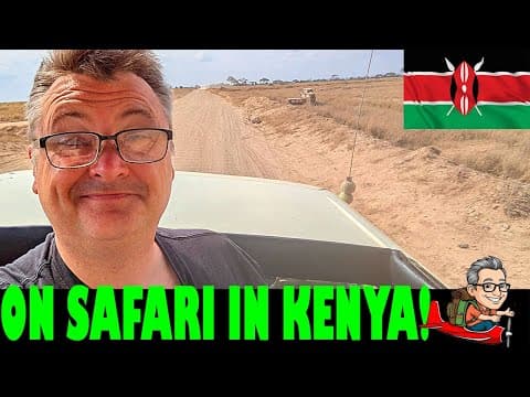 On Safari in KENYA under Kilimanjaro! Amboseli National Park!