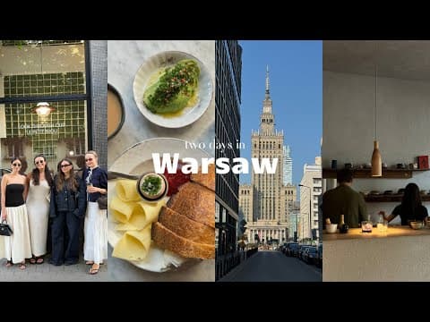 WARSAW VLOG | Polish food | matcha | friends & work | end of summer