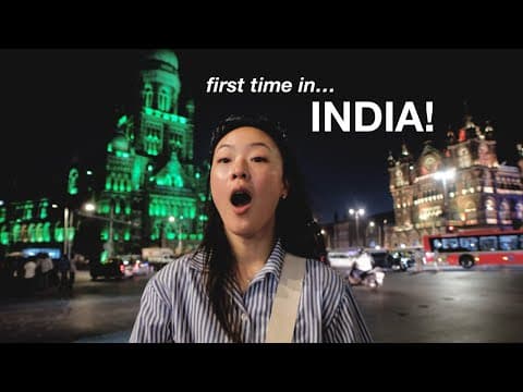 My first 24 hours in MUMBAI, INDIA! 🇮🇳 (first impressions, city highlights, and where we're staying)