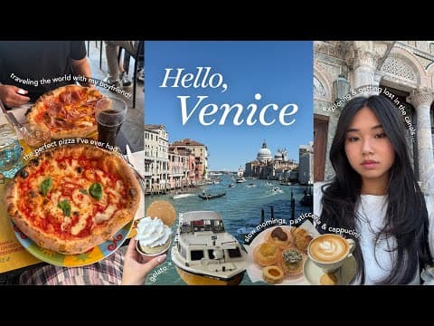 my life in venice 🛶🍝 | travel days in europe and eating GOOD!