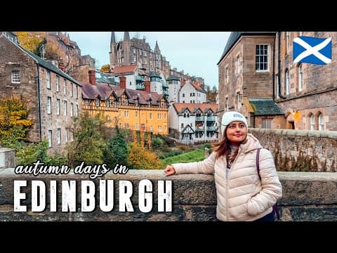 3 Days in Edinburgh 🏴 | SCOTLAND TRAVEL VLOG 🍁🍂✨