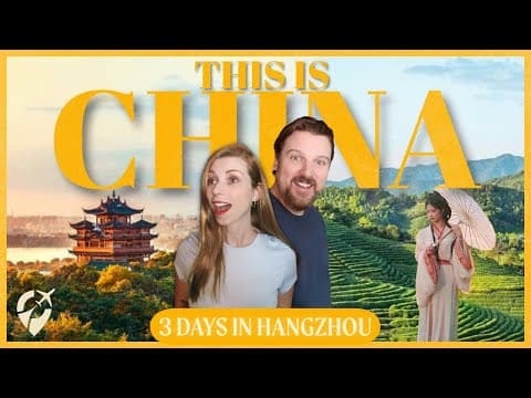 We Didn't Expect THIS In China 🇨🇳 Surprising First Impressions of Hangzhou