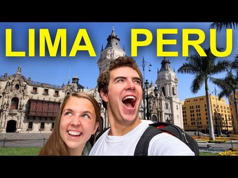 First Time in PERU 🇵🇪 (not what we expected) - Lima Vlog