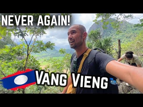 ⛰️ Vang Vieng is NOT The Same Anymore 🇱🇦| LAOS VLOG