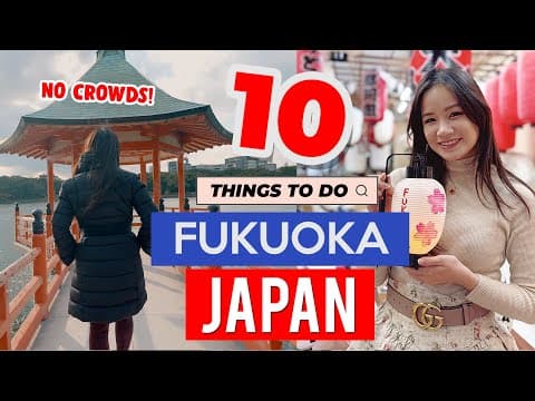 Experience a QUIET JAPAN 🇯🇵 10 things you MUST DO in FUKUOKA Itinerary 🇯🇵 | Japan Travel Guide