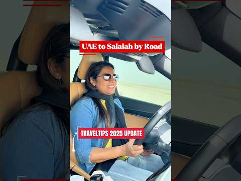 UAE to Salalah by Road Khareef 2025| Oman salalah Road trip | salalah road trip | Travel guide