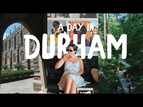 Durham, North Carolina Travel Vlog | Top Things to See, Eat & Do on a Day Trip from Raleigh
