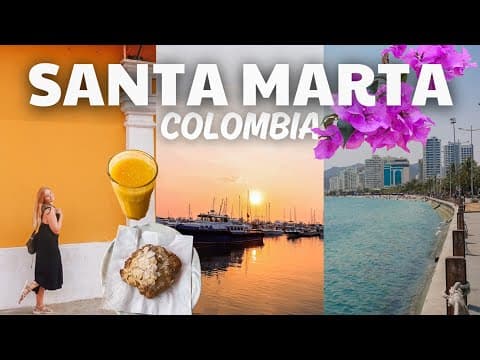 A few days in Santa Marta 🌺 Colombia travel vlog