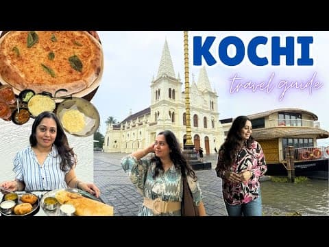 Kochi Vlog ~ Best Fort Kochi Cafe Food, Water Metro, Bolgatty Island Resort, Paragon Restaurant,Lulu
