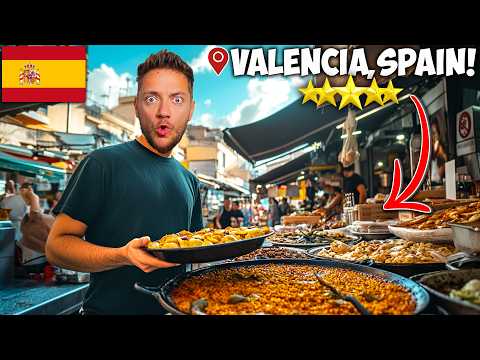 VALENCIA FOOD TOUR in Spain! (Real Paella, Fideuà, Tapas, Bakeries & More!)