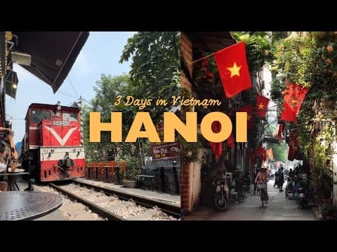3 Days in HANOI, VIETNAM š»š³ First Timer's Travel Vlog!