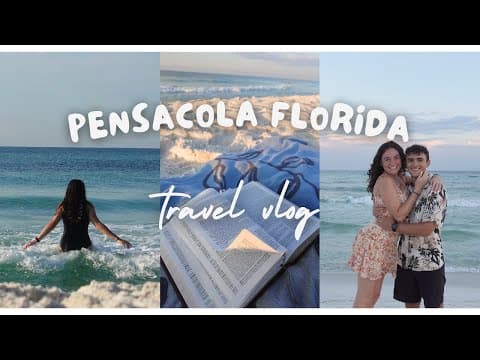 TRAVEL VLOG | fly to Pensacola Florida with me! ☀️
