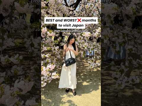 WORST And BEST Months To Travel To Japan #japan