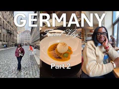 GERMANY TRAVEL VLOG PT 2: DAY TRIP TO DRESDEN, RESTAURANT RECOMMENDATION, MUST SEE ATTRACTIONS